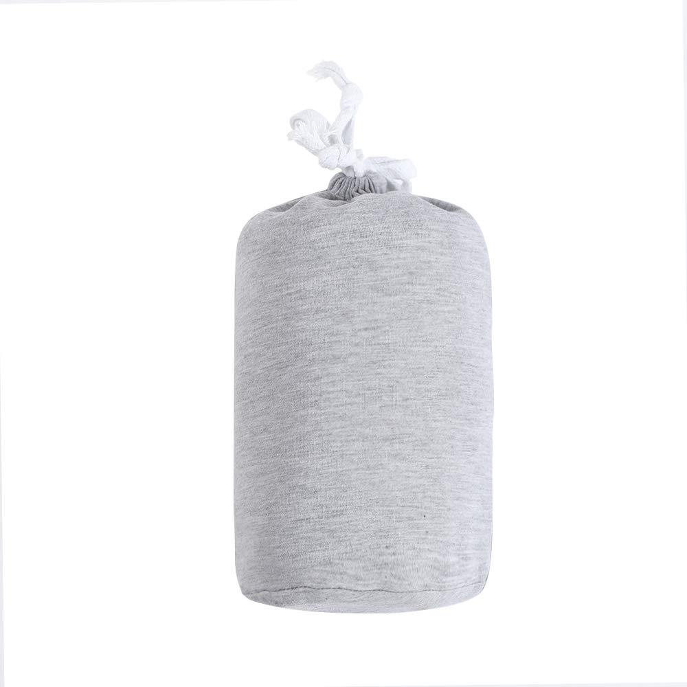Gray fabric roll with a white background
