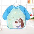 EVA food clothes baby clothes children's long-sleeved anti-dressing clothes baby bib bib