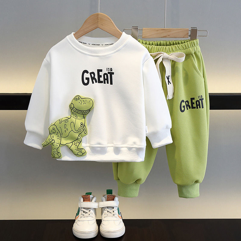 Boys Sweater Suit Clothes Fashionable Children Chinese Style