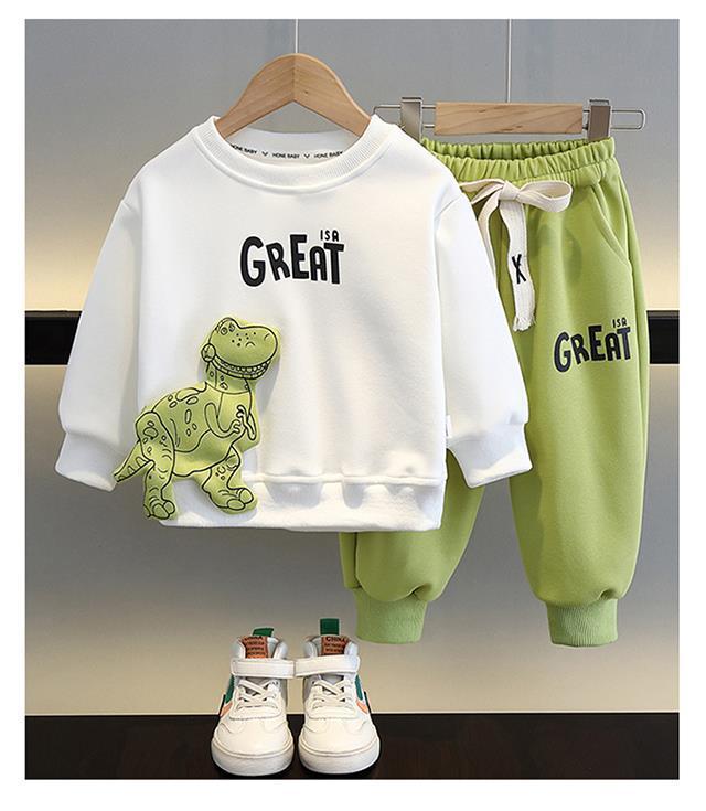 Boys Sweater Suit Clothes Fashionable Children Chinese Style