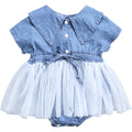 Stylish Baby Girl Denim Jumpsuit - Cute, Comfortable & Trendy