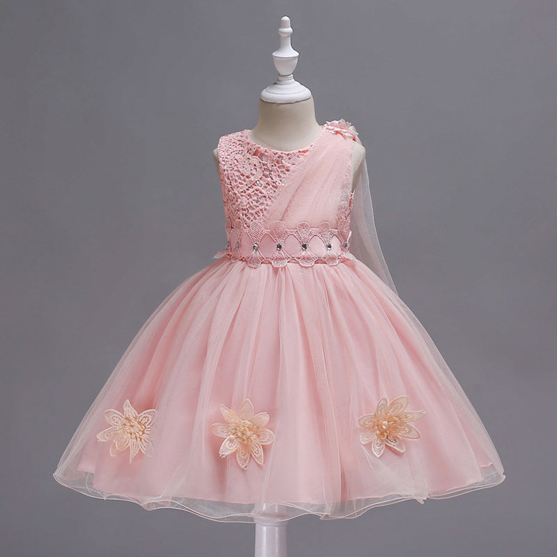 Soft Cotton Princess Dress - Perfect for First Birthdays