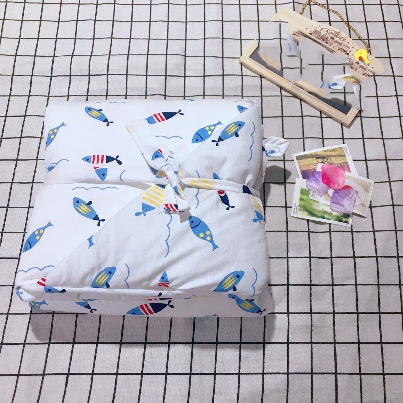 Newborn Baby Hugged By Newborn Spring And Autumn