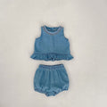 Baby Girl Baby Cotton Sweet Sleeveless Suit